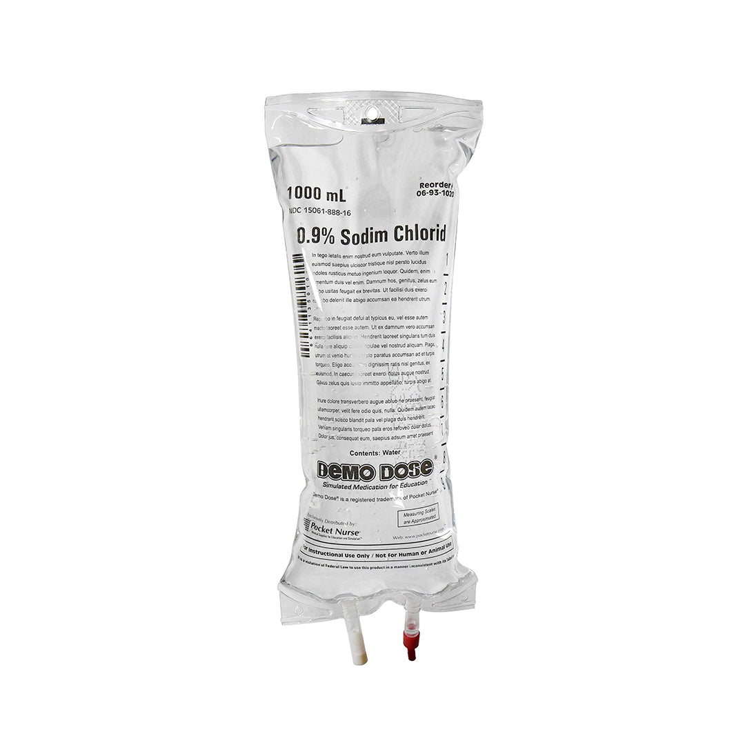 Demo Dose® Líquido intravenoso de cloruro sódico al 0,9%opciones de varios tamaños