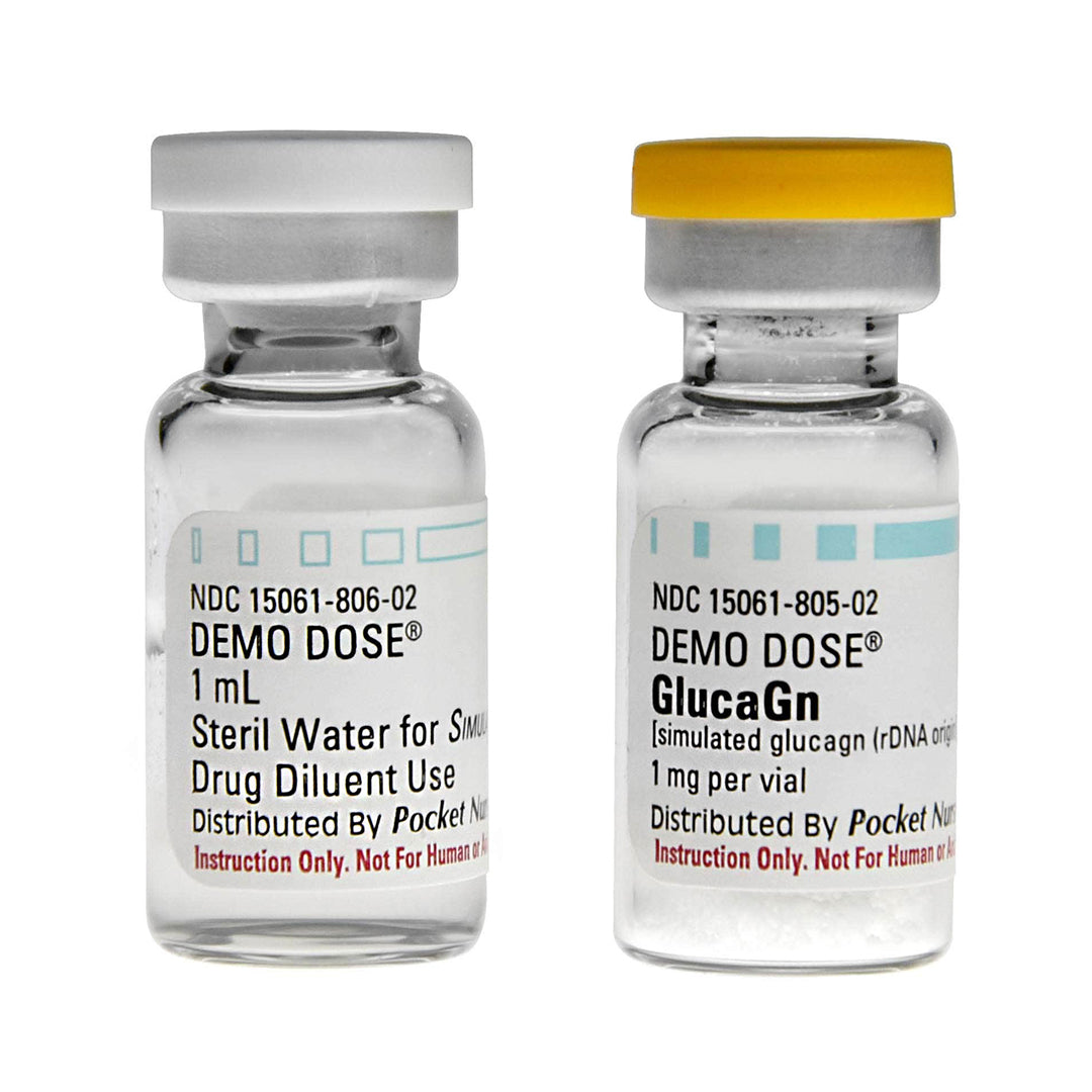 Juego de dos viales Demo Dose® Glucagn