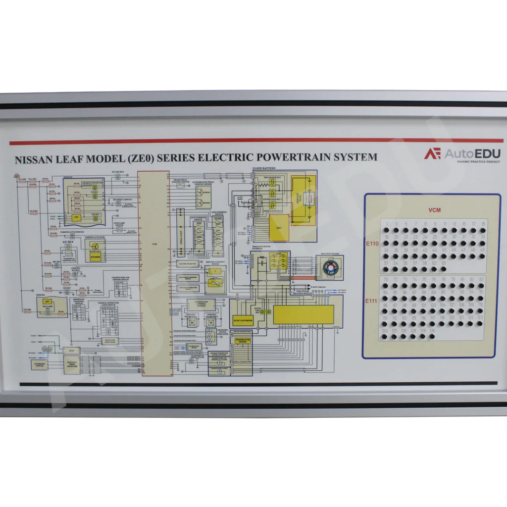 MSEV02 Puesto de formación de vehículos eléctricos AutoEDU