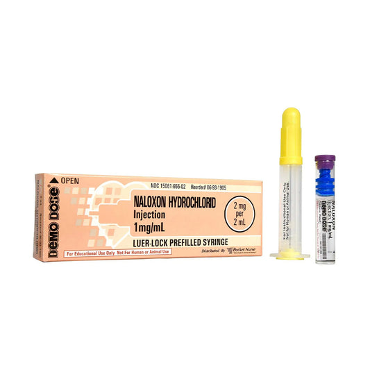 Jeringa precargada Luer Lock (sin aguja) de 2 ml, inyección de clorhidrato de naloxón