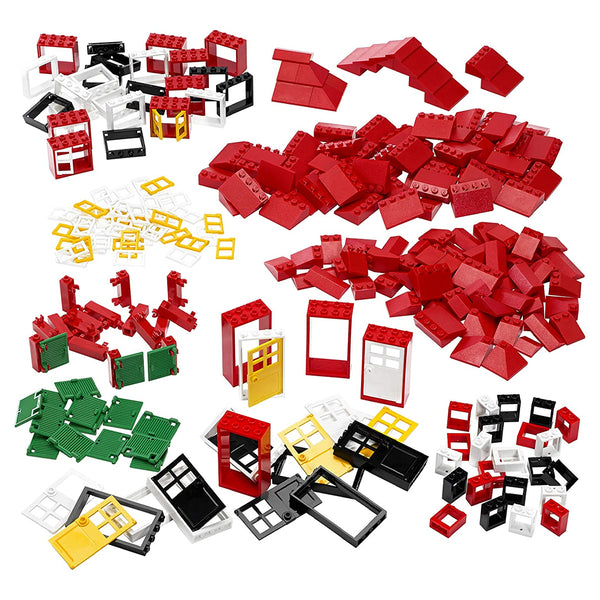 Set Puertas, Ventanas y Tejas - 9386