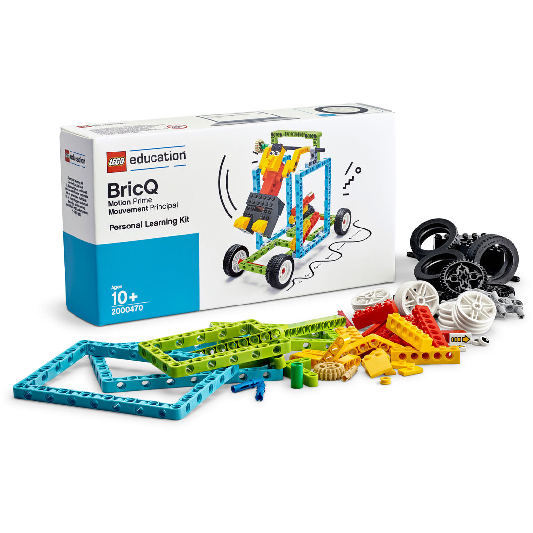 BricQ Motion Pack Prime (1 unidad) + Kit de aprendizaje individual BricQ Motion Prime (12 unidades)  de LEGO® Education